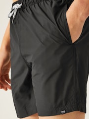 Regatta Black Mens Mackleyna Swim Shorts - Image 4 of 8