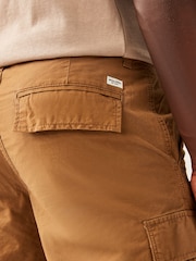 Коричневый - JACK & JONES 100% Cotton Cargo Utility Shorts - Изображение 6 из 6