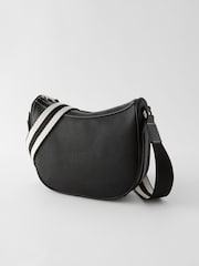 Black Cross-Body Saddle Bag - Image 6 of 8