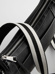 Black Cross-Body Saddle Bag - Image 7 of 8
