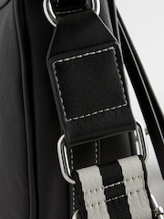 Black Cross-Body Saddle Bag - Image 8 of 8