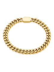 Orelia & Joe Chunky Flat Curb and Solid Clasp Bracelet - Image 1 of 2