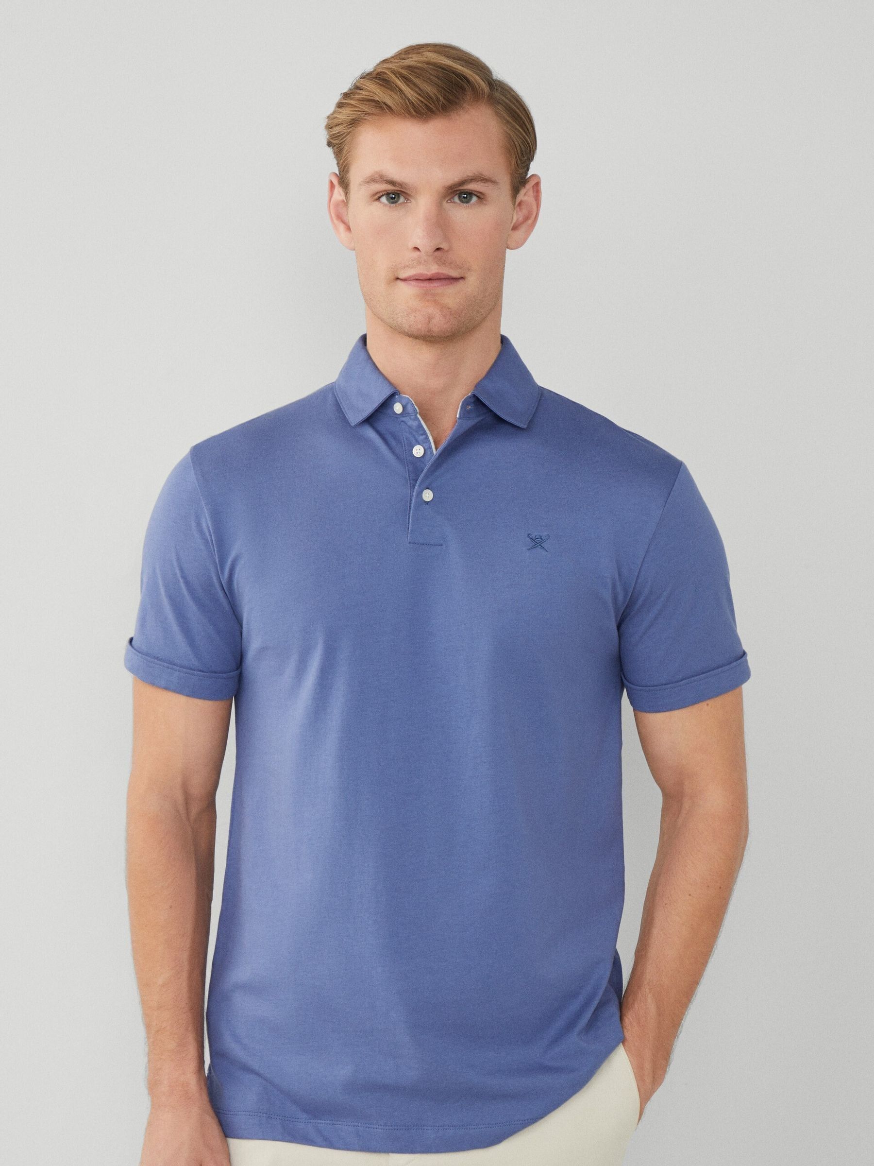Buy Hackett Men Blue London Short Sleeve 100 Cotton Polo Shirt from Next Malaysia