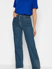 Long Tall Sally Blue Bea Wide Leg Jeans - Image 1 of 4