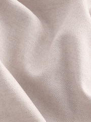 Neutral Brown Slim Fit Signature Cotton And Cashmere Blend Single Cuff Shirt - Image 8 of 9