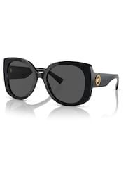 Versace Black Ve4387 Rectangle Sunglasses - Image 1 of 5