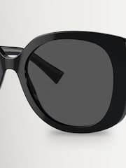 Versace Black Ve4387 Rectangle Sunglasses - Image 7 of 10