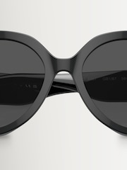 Versace Black Ve4387 Rectangle Sunglasses - Image 8 of 10