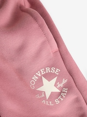 Converse Pink Little Kids Hoodie and Jogger Set - Image 5 of 6