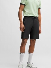 BOSS Dark Grey Stretch Regular Fit Shorts - Image 1 of 4