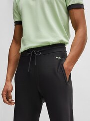BOSS Dark Grey Stretch Regular Fit Shorts - Image 3 of 4