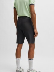 BOSS Dark Grey Stretch Regular Fit Shorts - Image 4 of 4