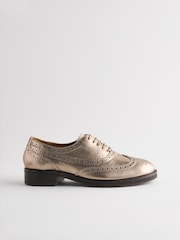Bronze Forever Comfort® Slim Leather Formal Brogue Lace Up Shoes - Image 3 of 7