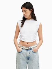 AllSaints White Sonny Tank - Image 2 of 7