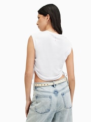 AllSaints White Sonny Tank - Image 6 of 7