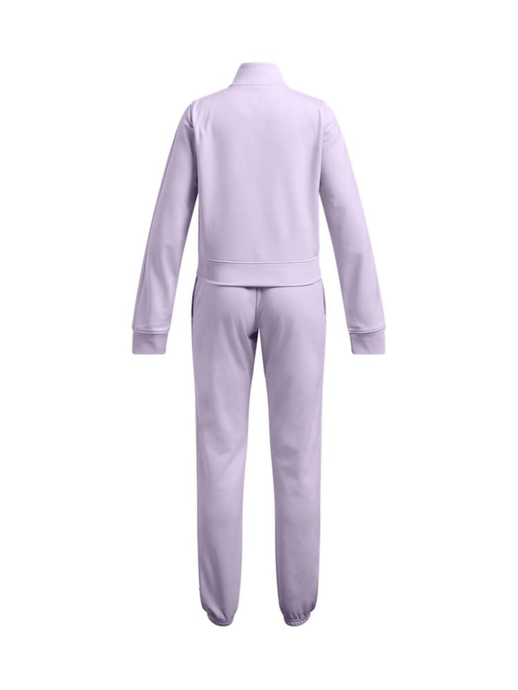 Under Armour Purple Icon Knit Cropped Tracksuit - Image 2 of 3 Under Armour Purple Icon Knit Cropped Tracksuit - Image 2 of 3