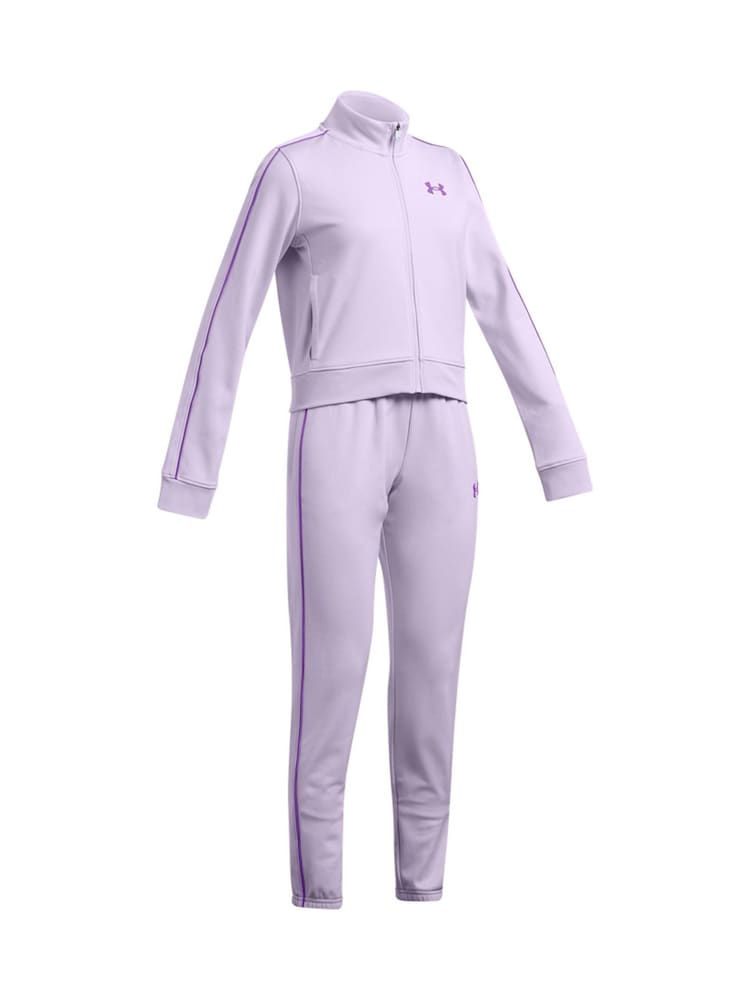 Under Armour Purple Icon Knit Cropped Tracksuit - Image 3 of 3 Under Armour Purple Icon Knit Cropped Tracksuit - Image 3 of 3
