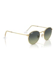Ray-Ban Gold Tone Round Metal Rb3447 Sunglasses - Image 3 of 8