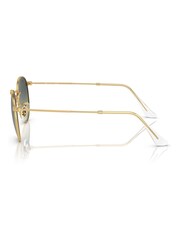 Ray-Ban Gold Tone Round Metal Rb3447 Sunglasses - Image 7 of 8