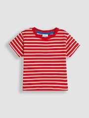 JoJo Maman Bébé T-Shirts mit Segelboot-Print und Streifen 2er-Pack - Bild 4 von 5
