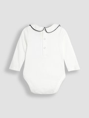 JoJo Maman Bébé Navy Houndstooth Dungarees And Tops Set - Image 5 of 6
