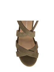 Dunlop Green Wedges Open Toe Sandals - Image 4 of 4