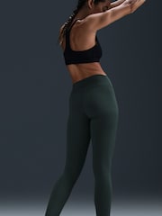 Nike Dark Green One High Waisted Full Length Leggings - Image 5 of 6