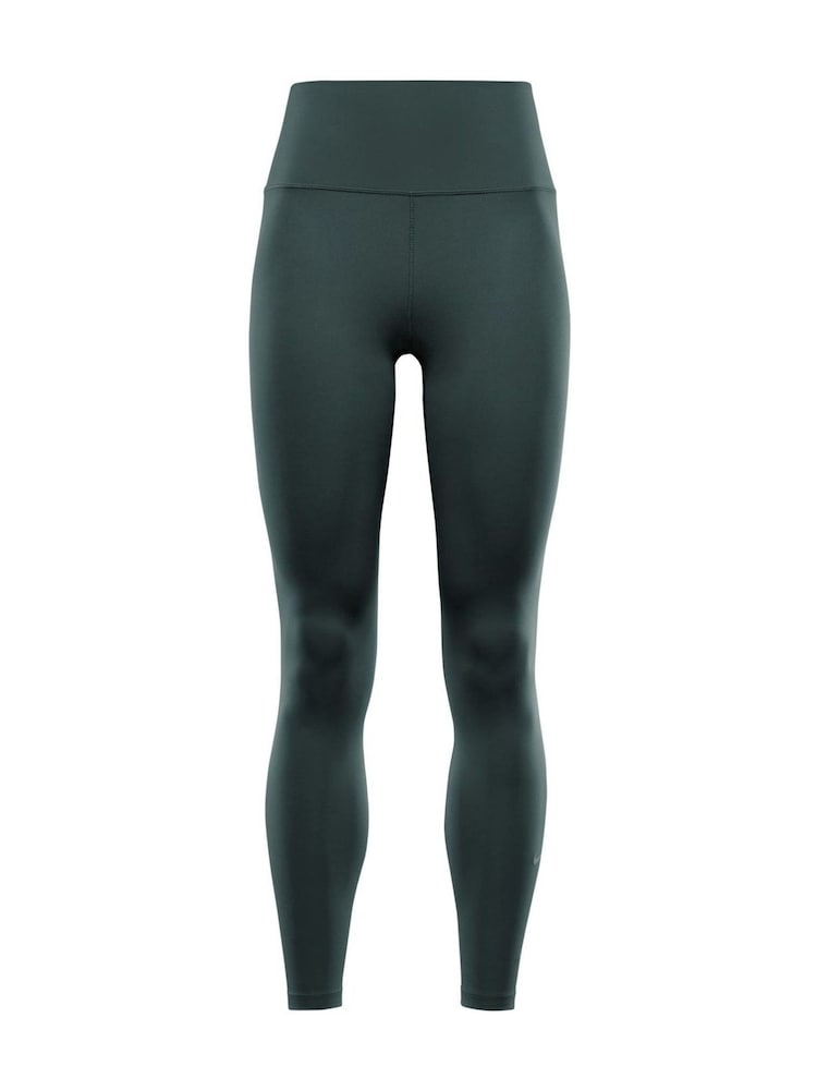 Nike Dark Green One High Waisted Full Length Leggings - Image 6 of 6