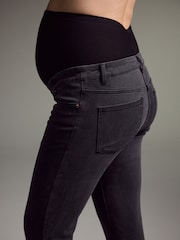 Black Mom Maternity Denim Jeans - Image 5 of 9