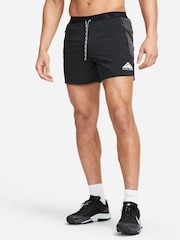 Nike Black Trail Dri-FIT 5 inch Brief-Lined Running Shorts - Image 1 of 9