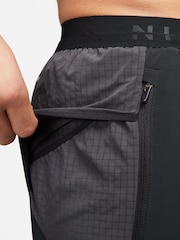 Nike Black Trail Dri-FIT 5 inch Brief-Lined Running Shorts - Image 5 of 9
