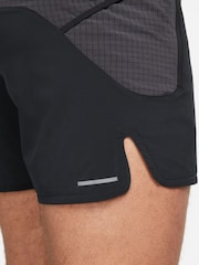 Nike Black Trail Dri-FIT 5 inch Brief-Lined Running Shorts - Image 6 of 9