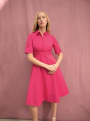 Hobbs Pink Petite Tarianna Dress - Image 1 of 7