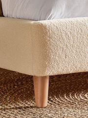 Silentnight Ivory Boucle Evana Bedframe - Image 2 of 4