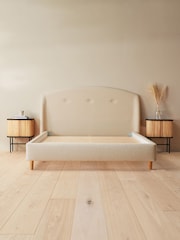 Silentnight Ivory Boucle Evana Bedframe - Image 4 of 4