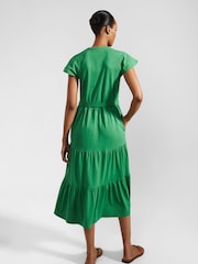Hobbs Green Brodie Jersey Dress - Image 2 of 4