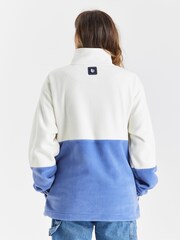 Harper & Lewis Blue Berkeley 1/4 Zip Polar Fleece - Image 6 of 8