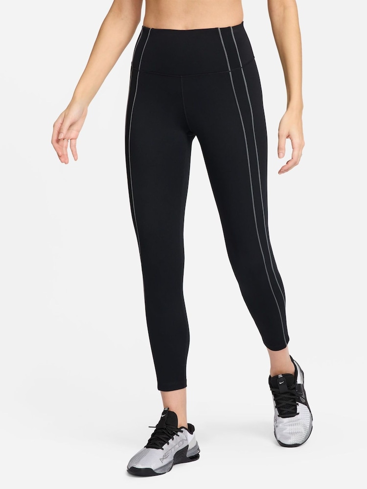 Black - Nike One High-Waisted 7/8 Leggings - Image 1 of 4