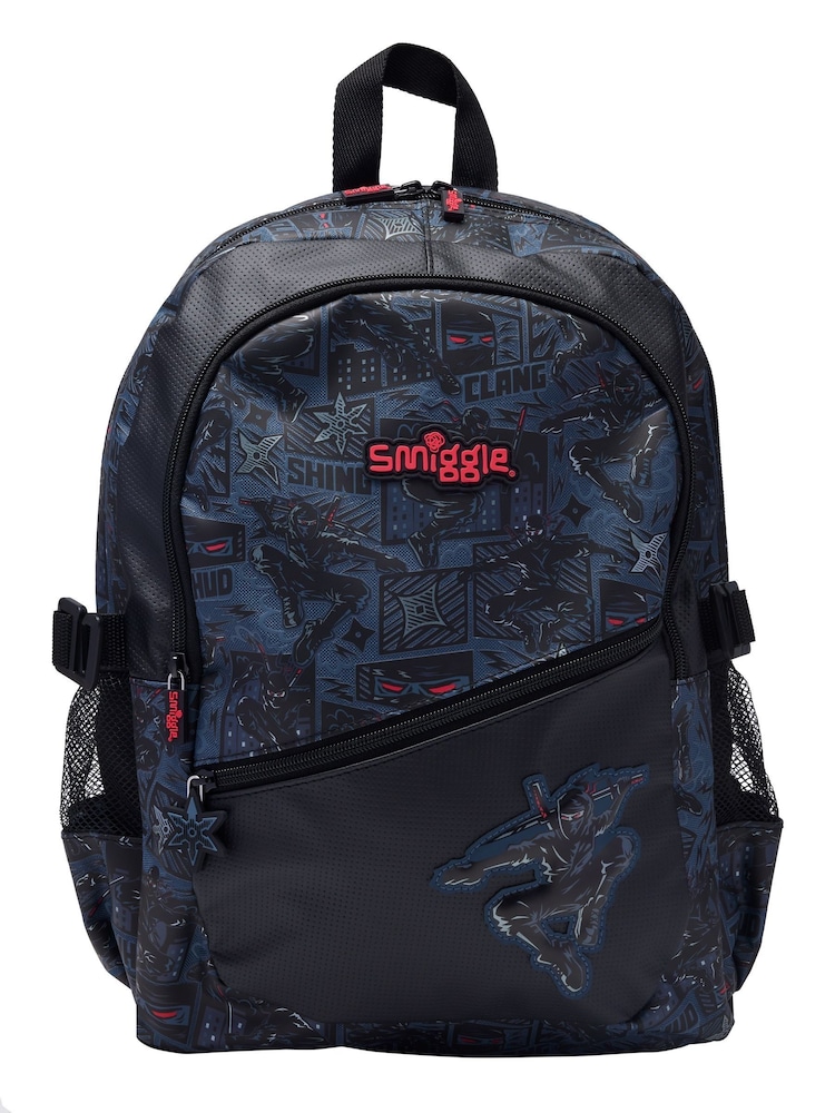 Negro - Mochila clásica acoplable Realm de Smiggle - Imagen 1 de 3