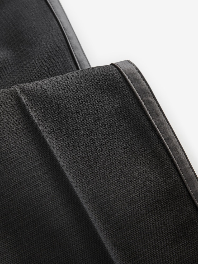 Noir - Slim Fit (Slim Fit) - Pantalon de smoking ajustable avec laine - Image 9 of 10