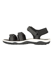 Negro - Sandalias con tiras para niños con 3 tiras de Mountain Warehouse - Imagen 3 de 8