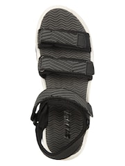 Negro - Sandalias con tiras para niños con 3 tiras de Mountain Warehouse - Imagen 4 de 8