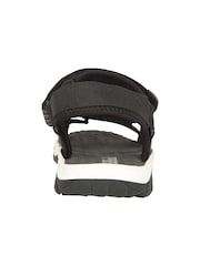 Negro - Sandalias con tiras para niños con 3 tiras de Mountain Warehouse - Imagen 6 de 8