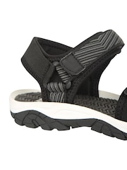 Negro - Sandalias con tiras para niños con 3 tiras de Mountain Warehouse - Imagen 8 de 8