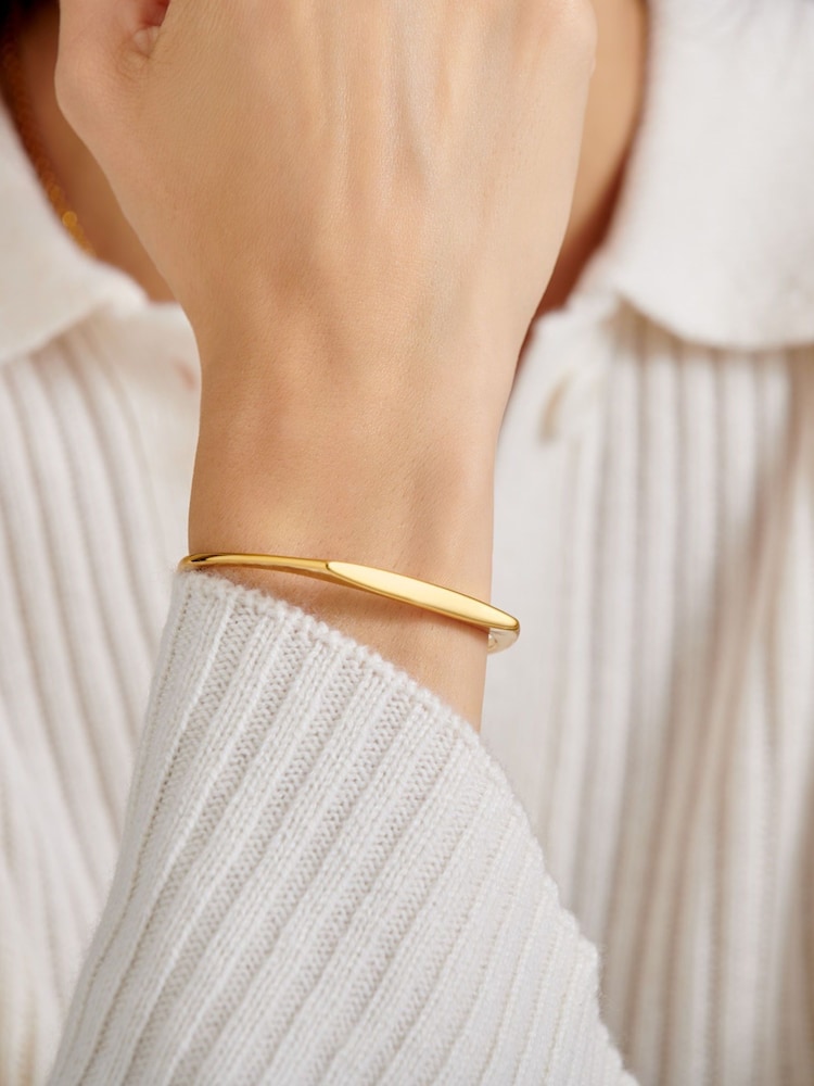Katie Loxton Gold Tone Signet Waterproof Bangle - Image 1 of 4
