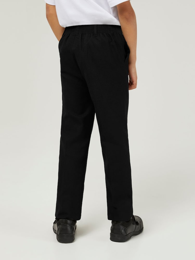 Trutex Junior Boys Regular Fit Black School Trousers - Image 2 of 5