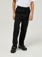 Trutex Junior Boys Regular Fit Black School Trousers - Image 3 of 5