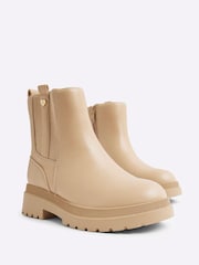 River Island Mädchen Chelsea-Stiefel mit Nieten - Bild 2 von 4