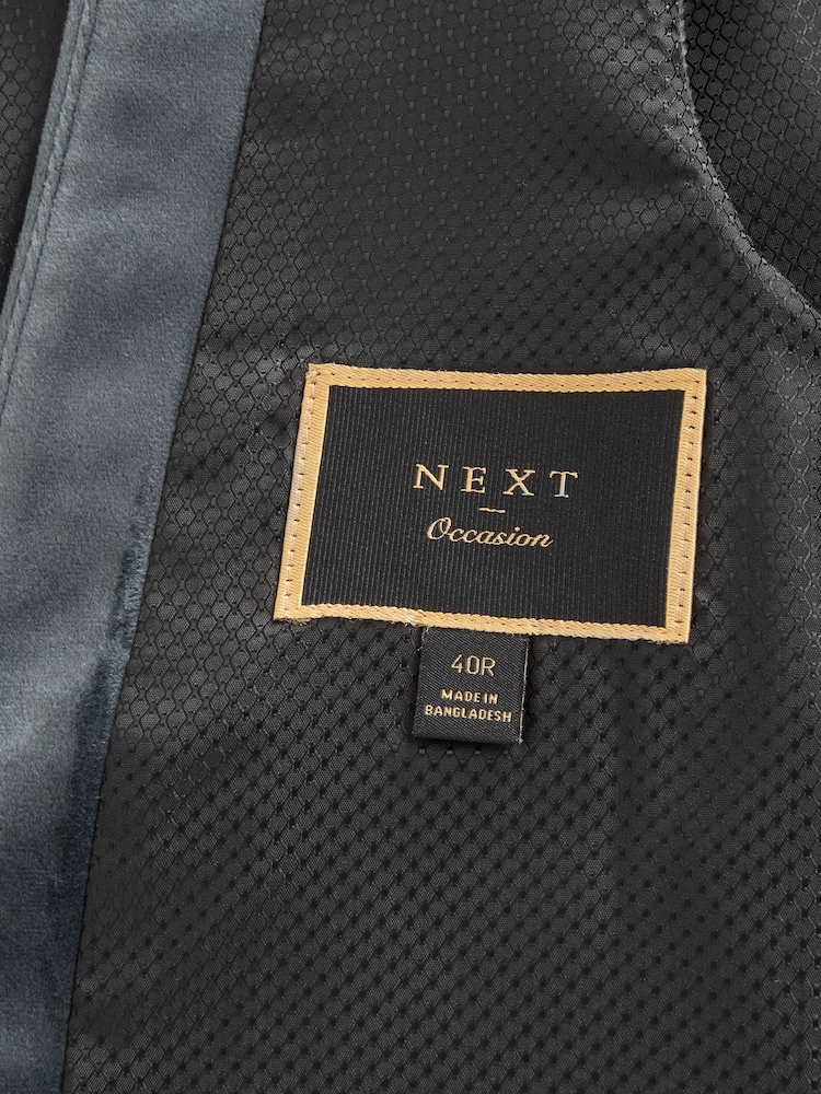 Gris de charbon de bois - Gilet en velours - Image 8 of 9