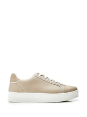 Moda in Pelle Belammy Scalloped Detail Trainers - Image 1 of 4